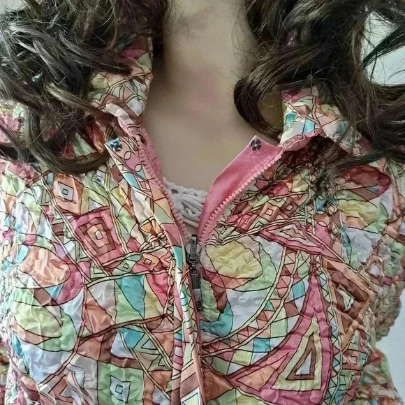 Jacket Reversible TOP silk M - Picture 4 of 9